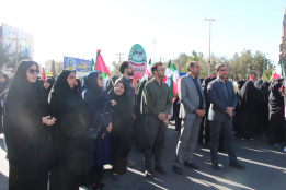 حضور جهادگران خراسان جنوبی در راهپیمایی ۱۳ آبان؛ روز ملی مبارزه با استکبار جهانی