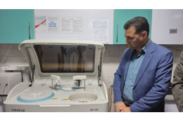 مراسم بهره‌برداری از دستگاه جدید آزمایشگاه تشخیص طبی جهاددانشگاهی خراسان جنوبی_ قاین