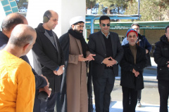 روز پدر به روایت همدلی؛ حضور جهادگران در خانه سالمندان بیرجند