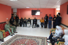 روز پدر به روایت همدلی؛ حضور جهادگران در خانه سالمندان بیرجند