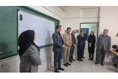 بازدید مسئولان از فرآیند اجرایی طرح "نذر آموزشی" در جهاددانشگاهی خراسان جنوبی