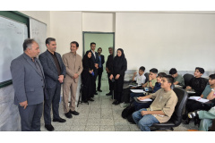 بازدید مسئولان از فرآیند اجرایی طرح "نذر آموزشی" در جهاددانشگاهی خراسان جنوبی