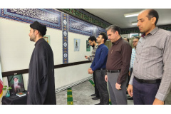 برگزاری مراسم اربعین تدفین رهبر شهید انقلاب در جهاددانشگاهی خراسان جنوبی