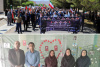 حضور جهادگران جهاددانشگاهی خراسان جنوبی در تجمع دانشگاهیان در محکومیت جنایات رژیم کودک کش صهیونیستی
