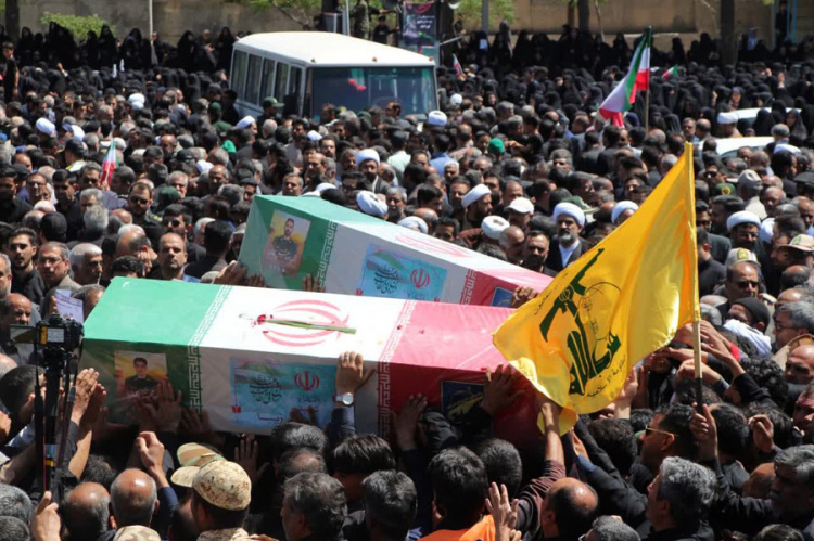 حضور جهادگران جهاددانشگاهی خراسان جنوبی در مراسم تشییع شهدای اقتدار ملی