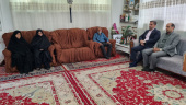 دیدار جهادگران جهاددانشگاهی خراسان جنوبی با خانواده شهید مهدی زیبا