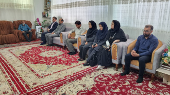دیدار جهادگران جهاددانشگاهی خراسان جنوبی با خانواده شهید مهدی زیبا